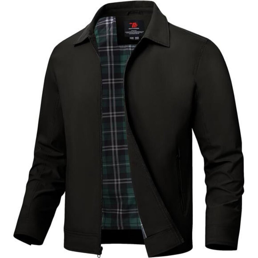 TBMPOY Men's Lightweight Jackets Casual Windbreaker Stylish Light Fall Spring